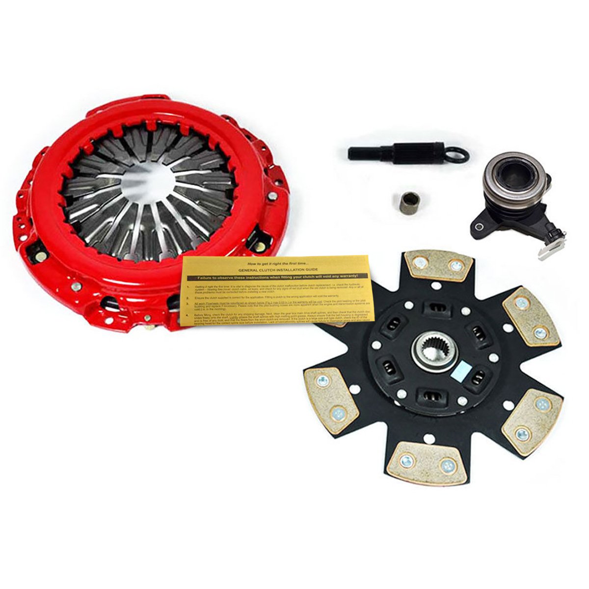 Amazon.com: EFT STAGE 3 SPORT HD CLUTCH KIT & SLAVE CYL for 07-17